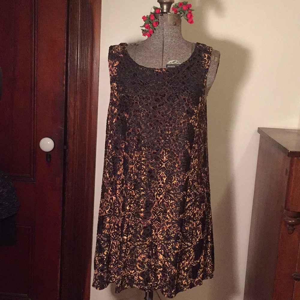 Mink Pink leopard print scoop back dress
